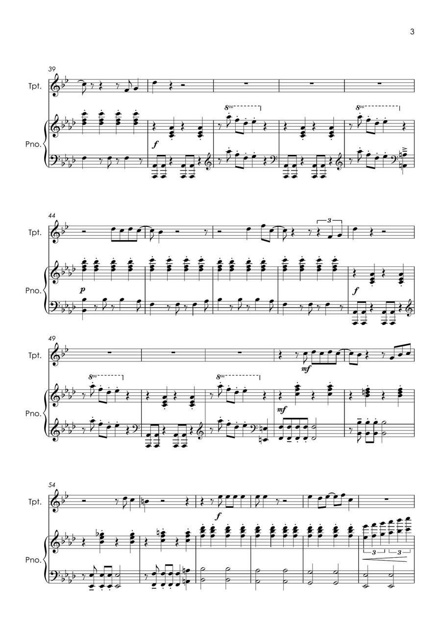 It Must Be Love Trumpet Solo scores gallery preview page 4