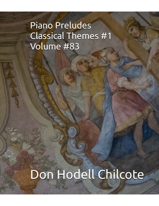 Book cover for Piano Preludes - Classical Themes #1 - Volume #83