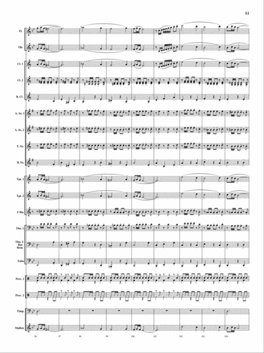 Viva Espania Viva Espania Concert Band scores gallery preview page 12