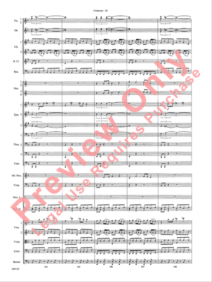 Selections from Star Wars: Episode I The Phantom Menace Full Orchestra scores gallery preview page 38