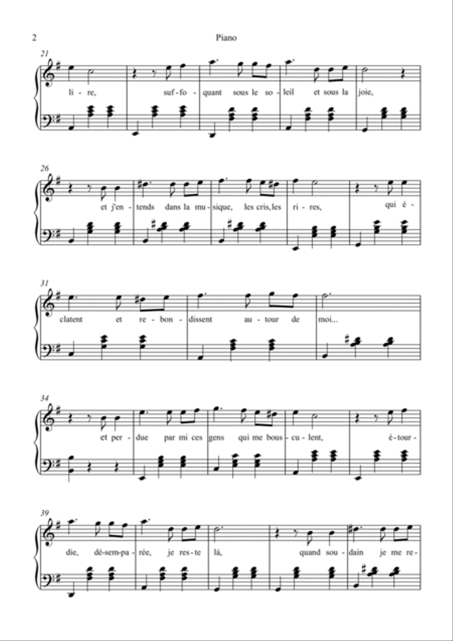 La foule accordion sheet music discount