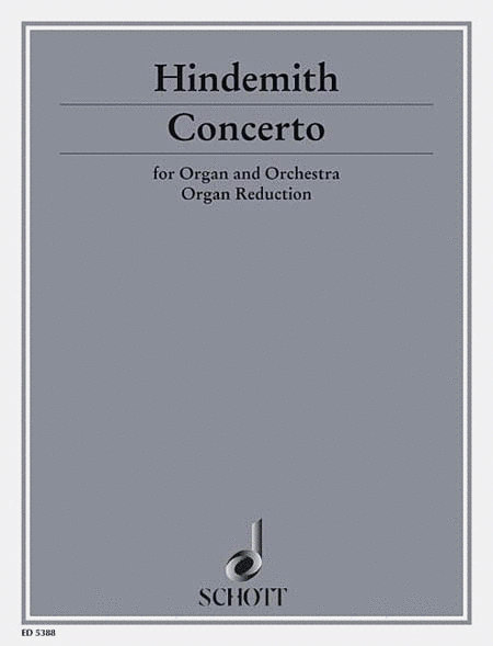 Organ Concerto Arr For Solo Organ