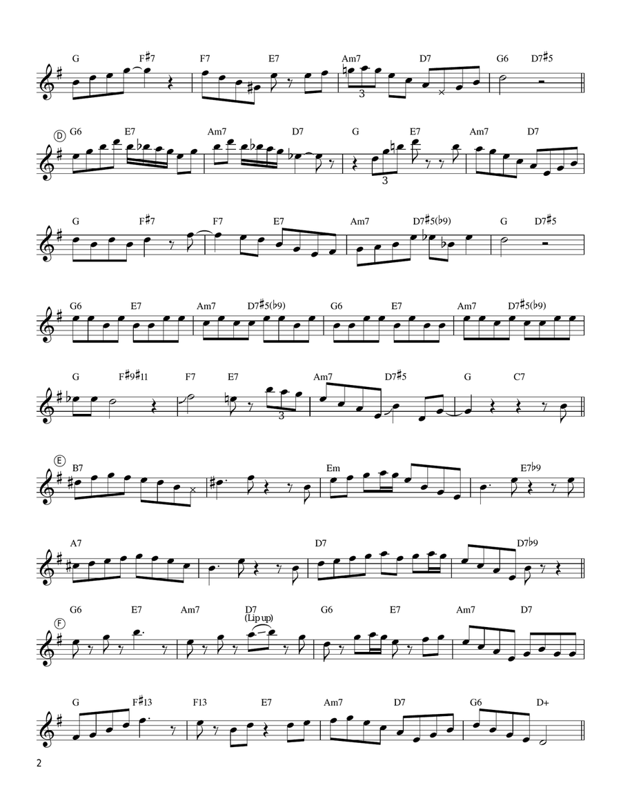 Shoe Shine Boy Tenor Saxophone scores gallery preview page 2