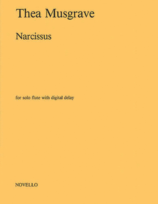 Book cover for Thea Musgrave: Narcissus For Solo Flute With Digital Delay