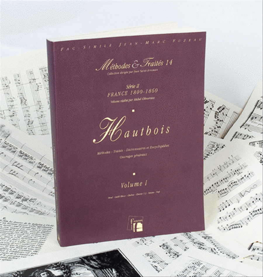 Methods & Treatises Oboe - Volume 1 - France 1800-1860 Oboe scores gallery preview page 1
