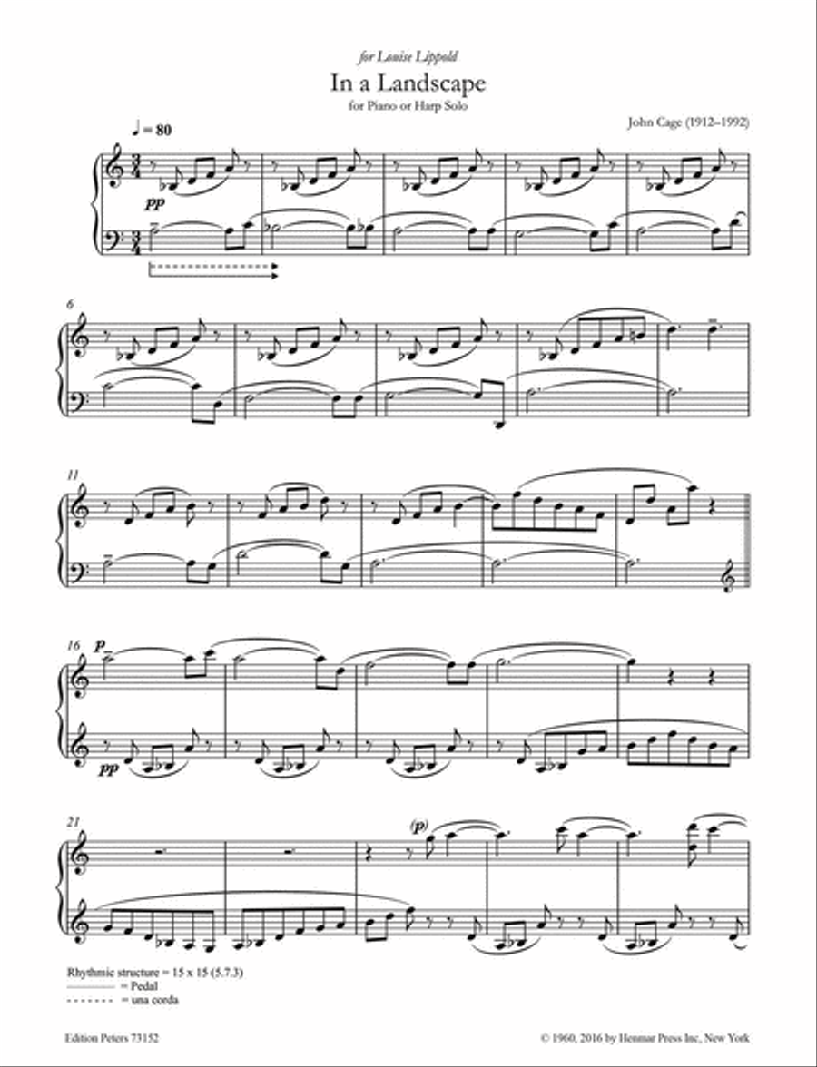 In a Landscape for Piano Piano scores gallery preview page 4