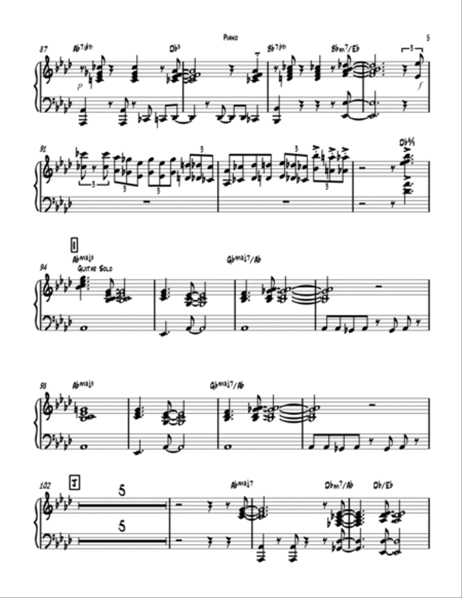 Got To Get You Into My Life Jazz Ensemble scores gallery preview page 6