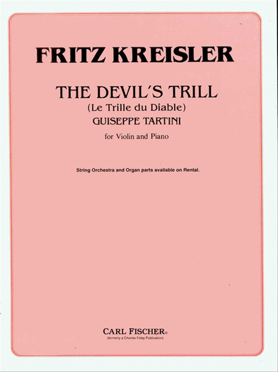 The Devil's Trill Violin Solo scores gallery preview page 1