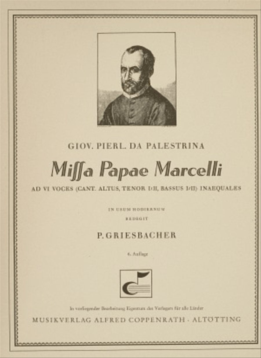 Missa Papae Marcelli Choir scores gallery preview page 1