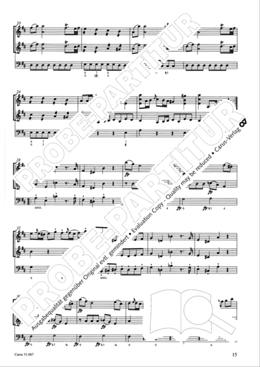 Church Sonatas Collection / Songbook scores gallery preview page 16