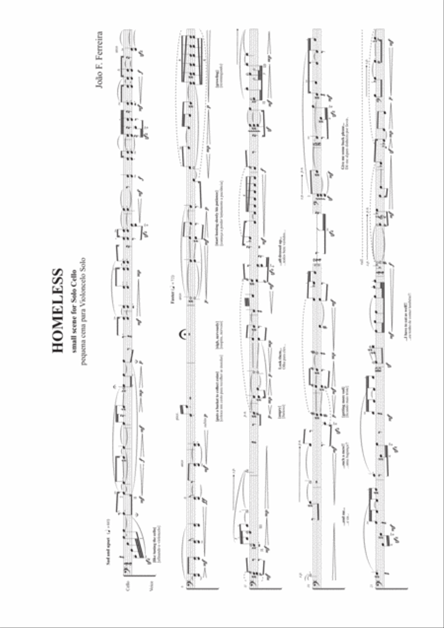 Homeless Homeless Cello Solo scores gallery preview page 5