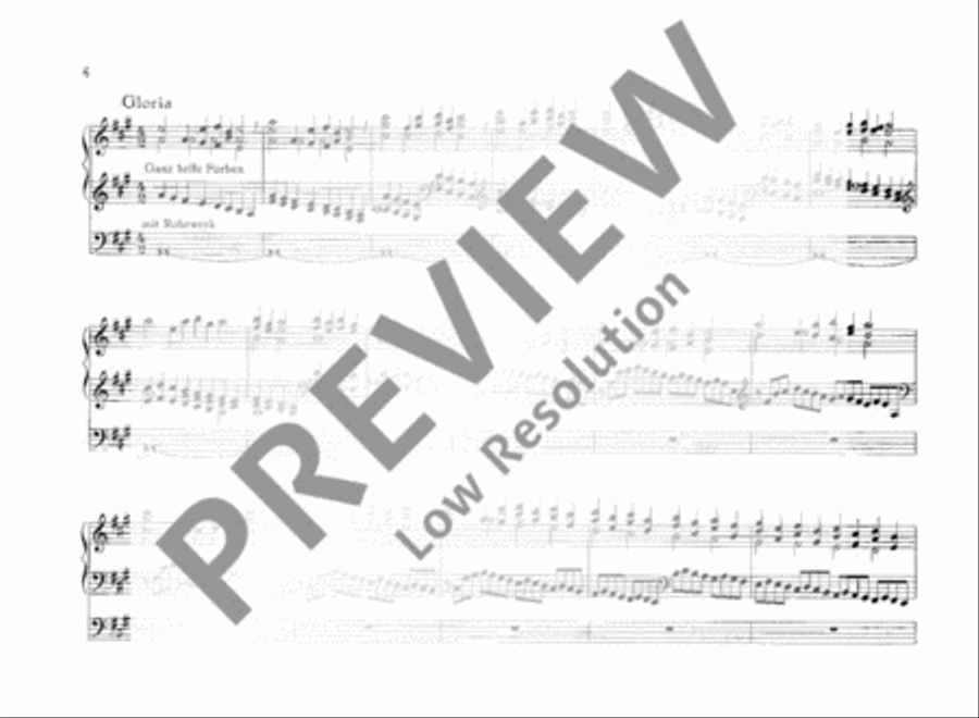 Orgelmesse Organ scores gallery preview page 7