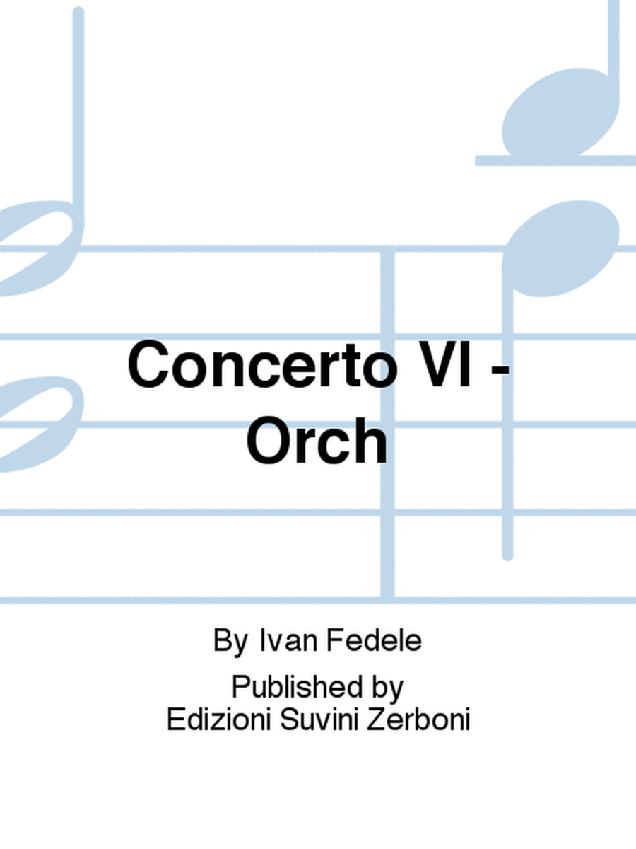 Concerto Vl - Orch