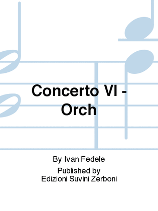 Concerto Vl - Orch