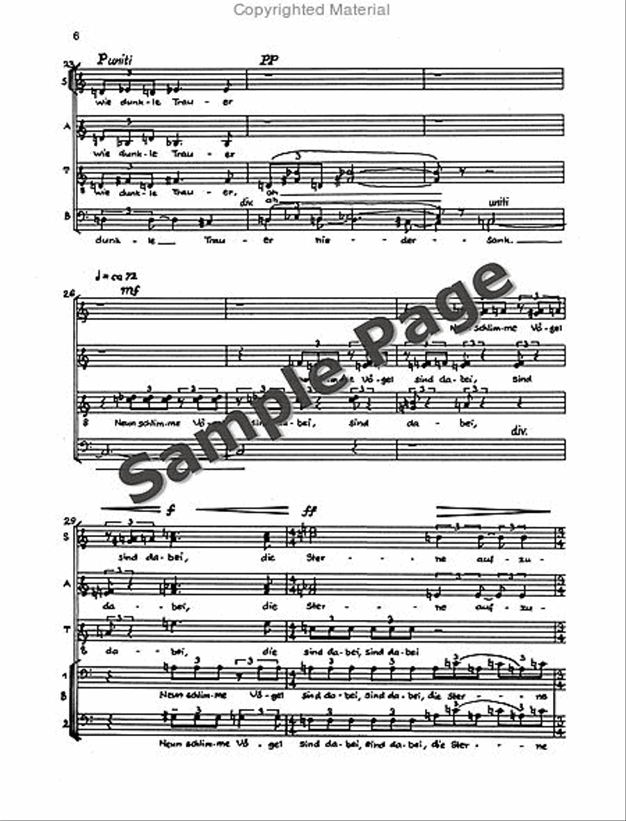 Nachtstucke 3 4-Part scores gallery preview page 7