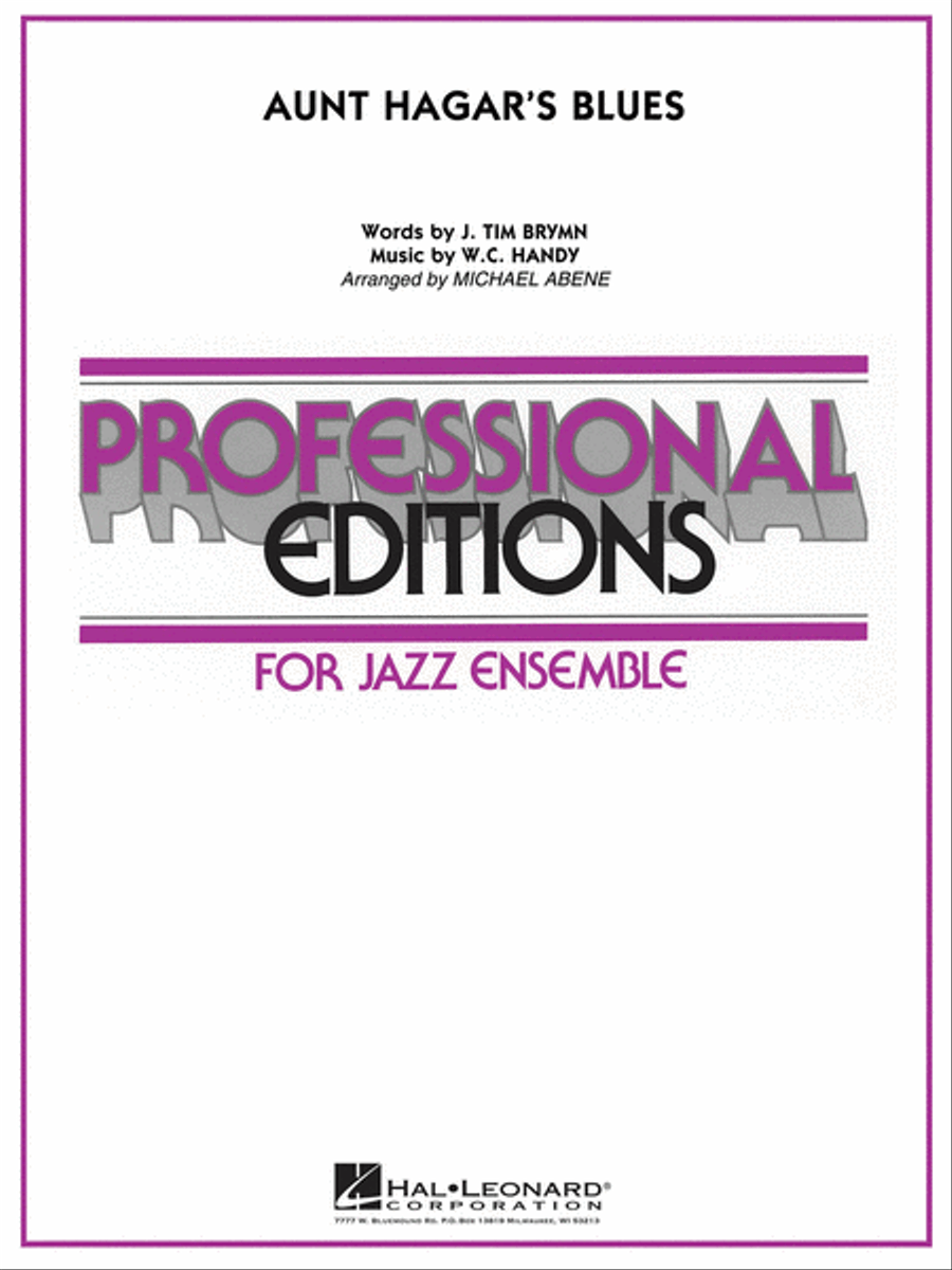 Aunt Hagar's Blues Jazz Ensemble scores gallery preview page 1