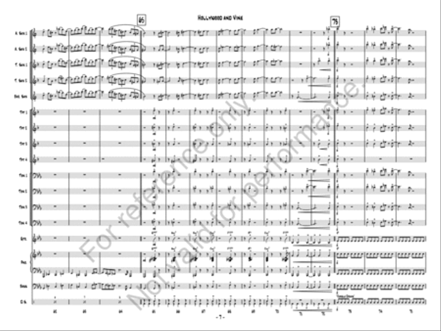Hollywood and Vine Jazz Ensemble scores gallery preview page 7