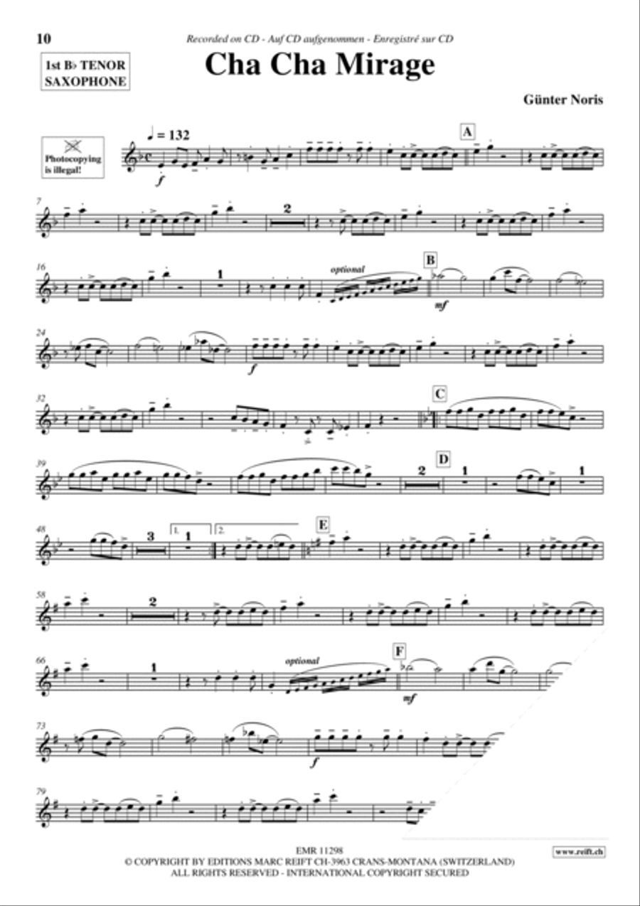 Play The 1st Tenor Sax With The Ballroom Dance Orchestra Vol. 2 Tenor Saxophone scores gallery preview page 11