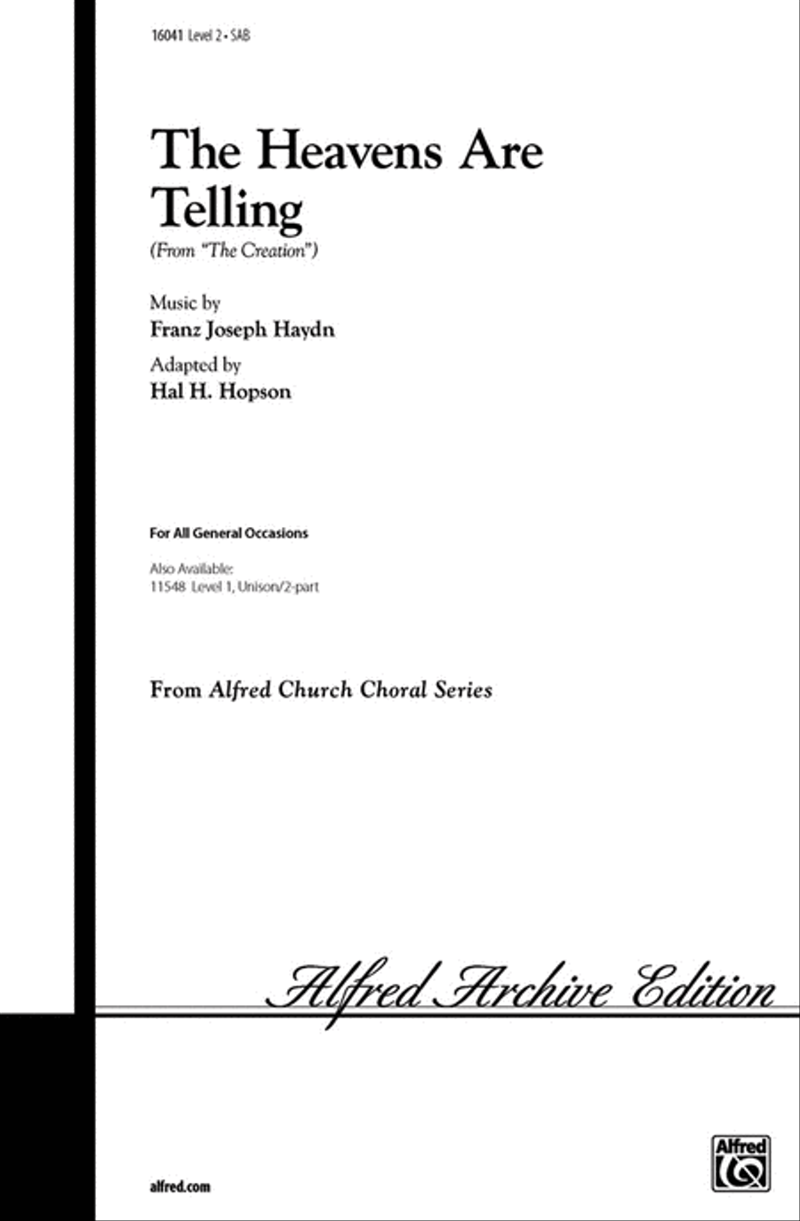 The Heavens Are Telling 3-Part scores gallery preview page 1