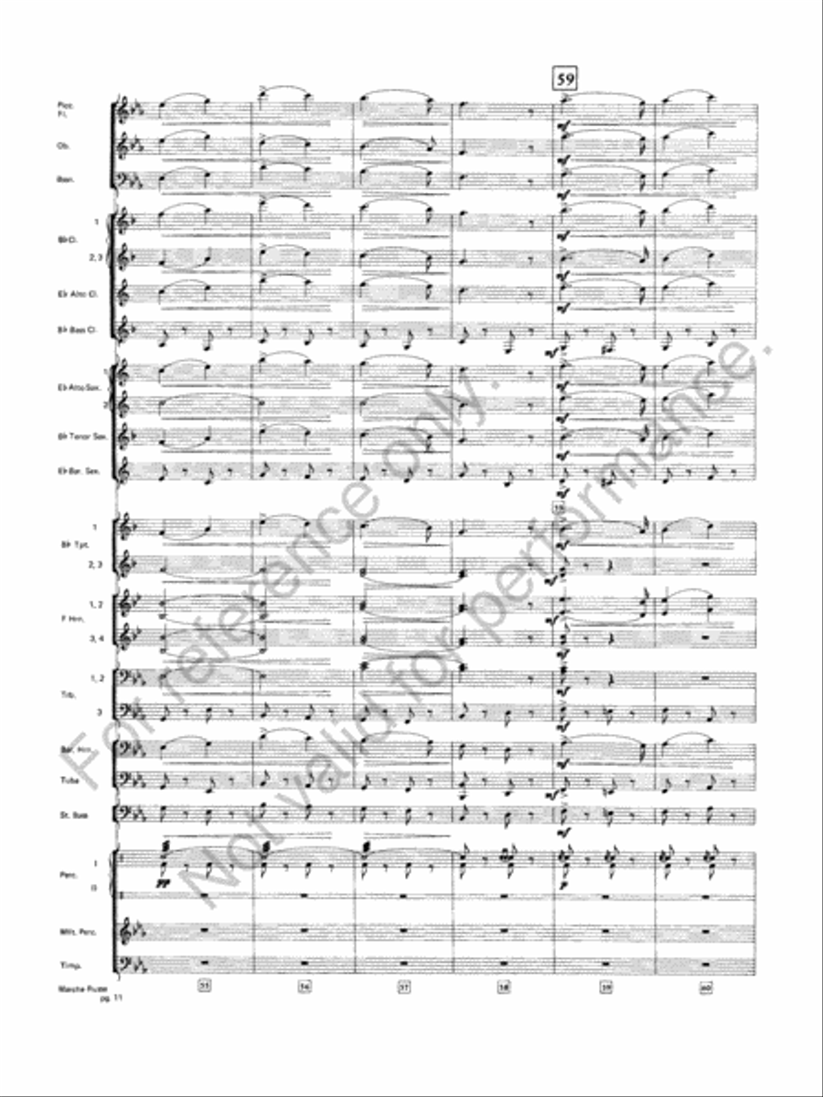 Marche Russe Marche Russe Concert Band scores gallery preview page 12