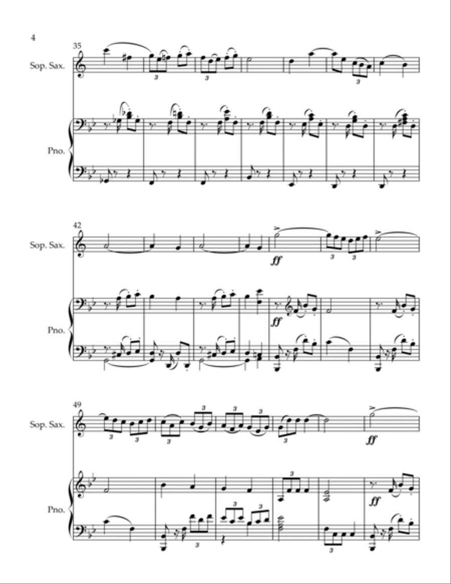 Escamilla Escamilla Soprano Saxophone scores gallery preview page 4