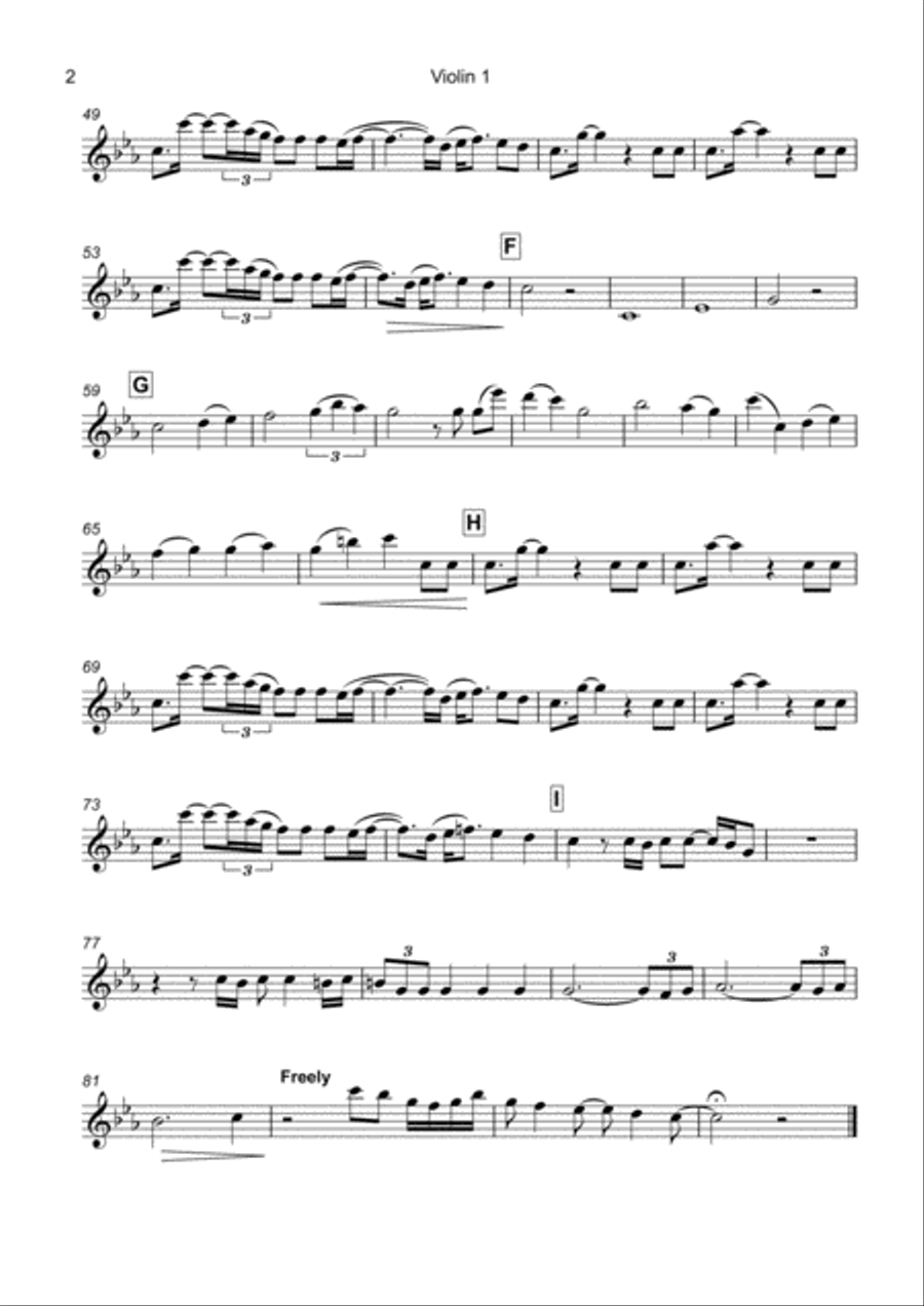 Skyfall String Quartet scores gallery preview page 3