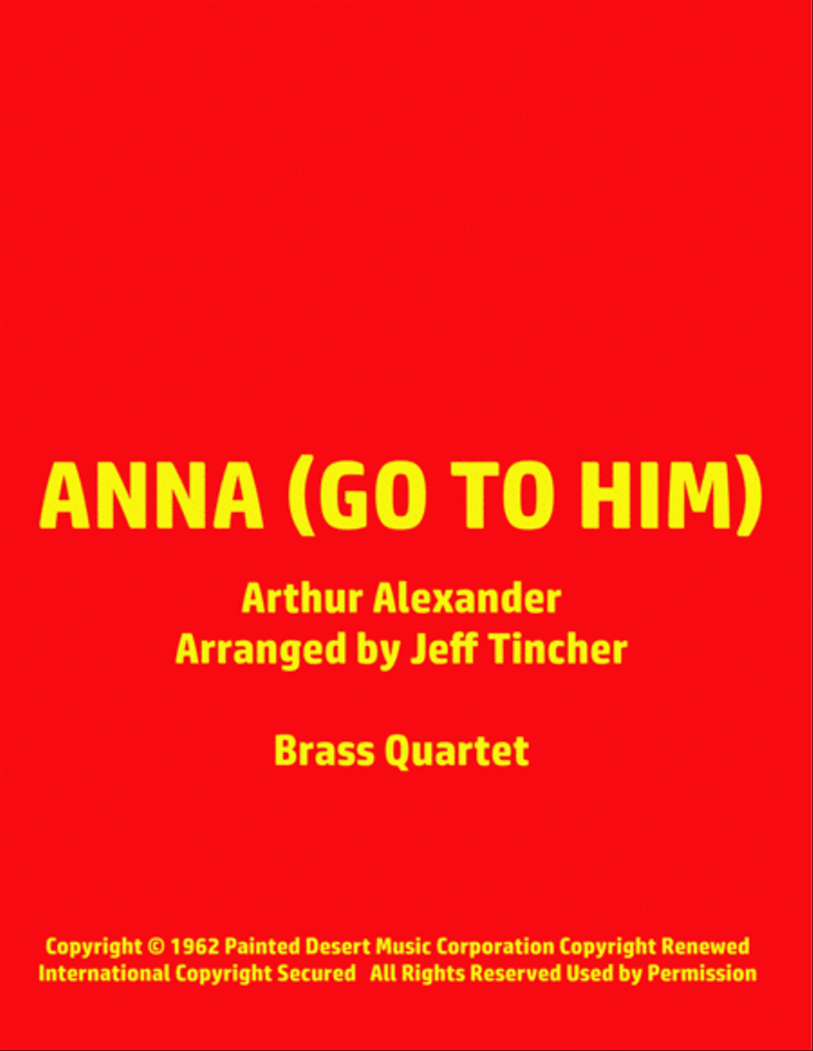 Anna (go To Him) Brass Ensemble scores gallery preview page 1