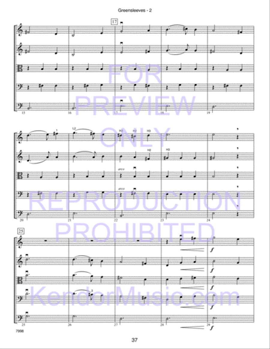 Kendor Concert Favorites, Volume 2 (Score) Score scores gallery preview page 42