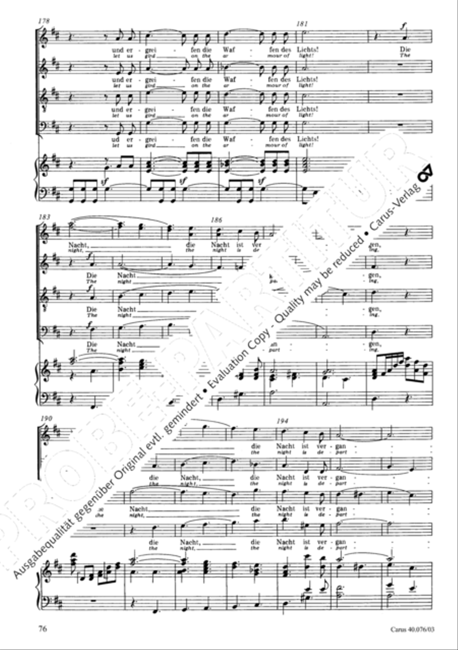 Hymn of Praise, MWV A 18 Hymn of Praise, MWV A 18 SSAATB scores gallery preview page 77