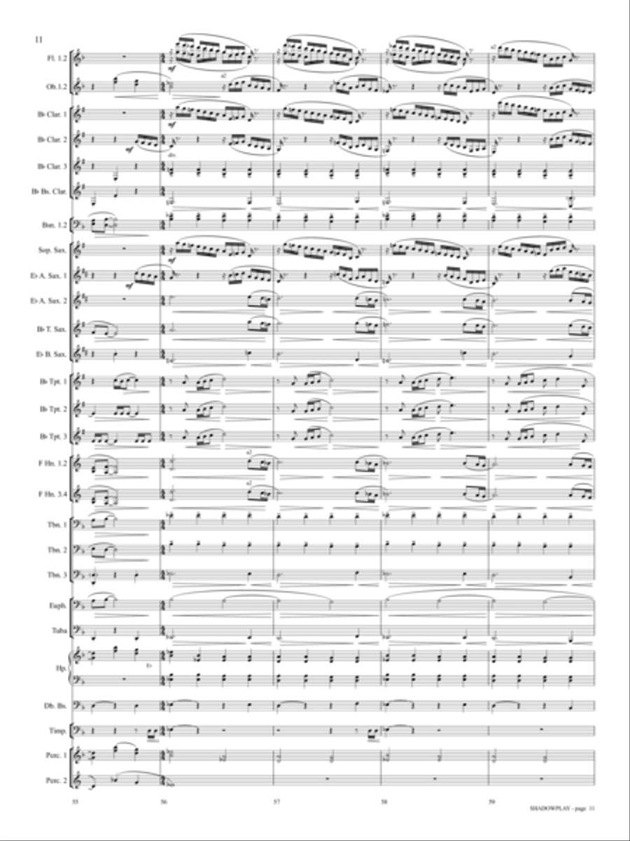 Shadowplay Concert Band scores gallery preview page 9