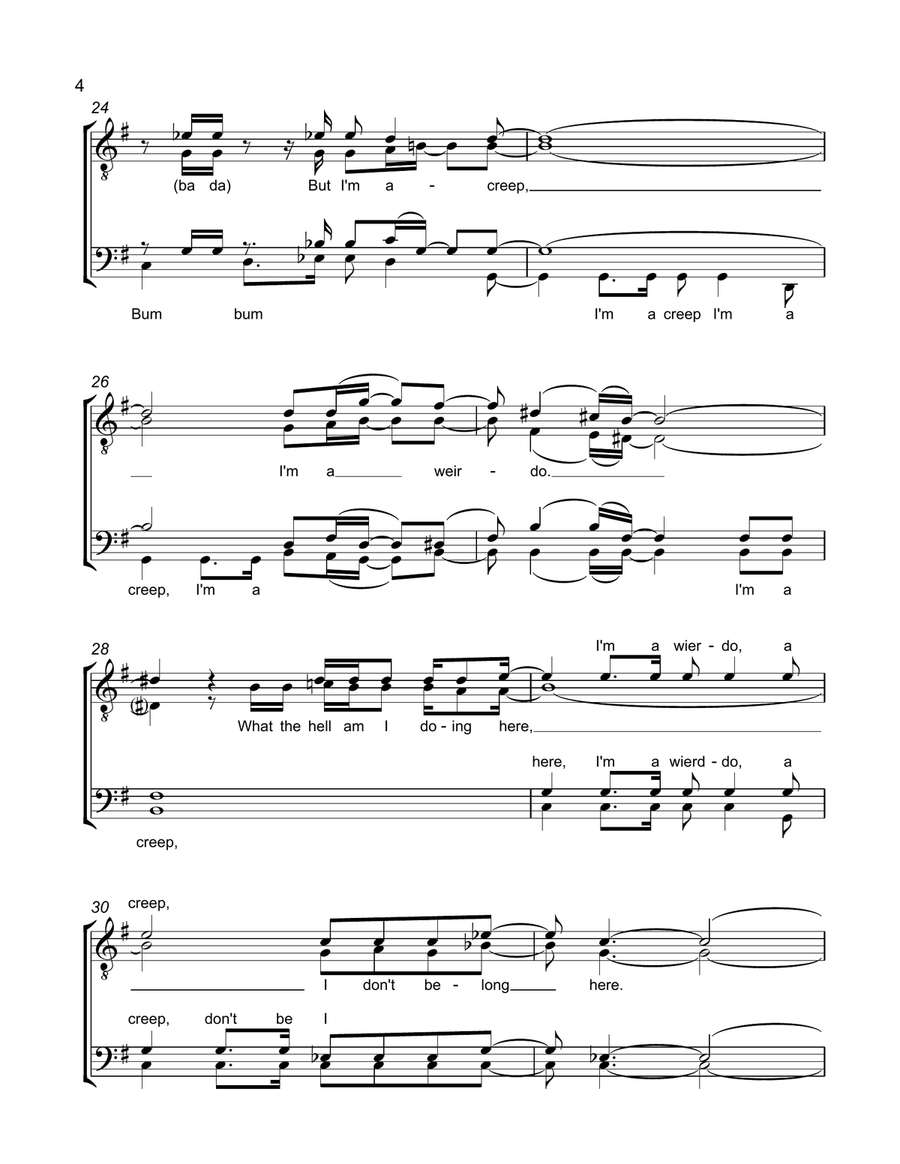 Creep TTBB scores gallery preview page 4