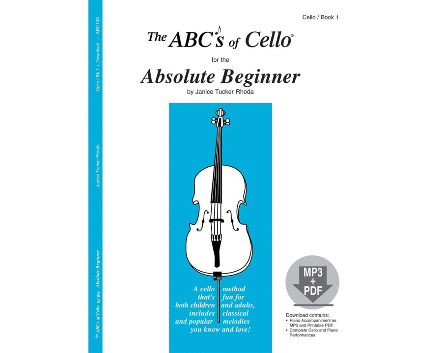 The ABCs of Cello for the Absolute Beginner, Book 1 and audio Piano scores gallery preview page 1