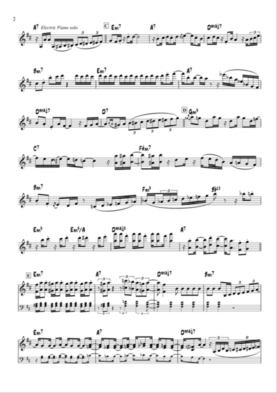 Before You Go Electric Guitar scores gallery preview page 2