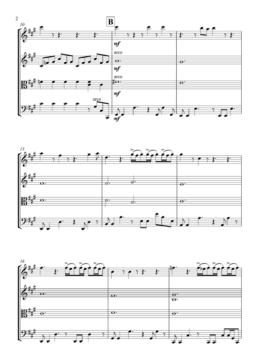 Chi Mai String Quartet scores gallery preview page 2