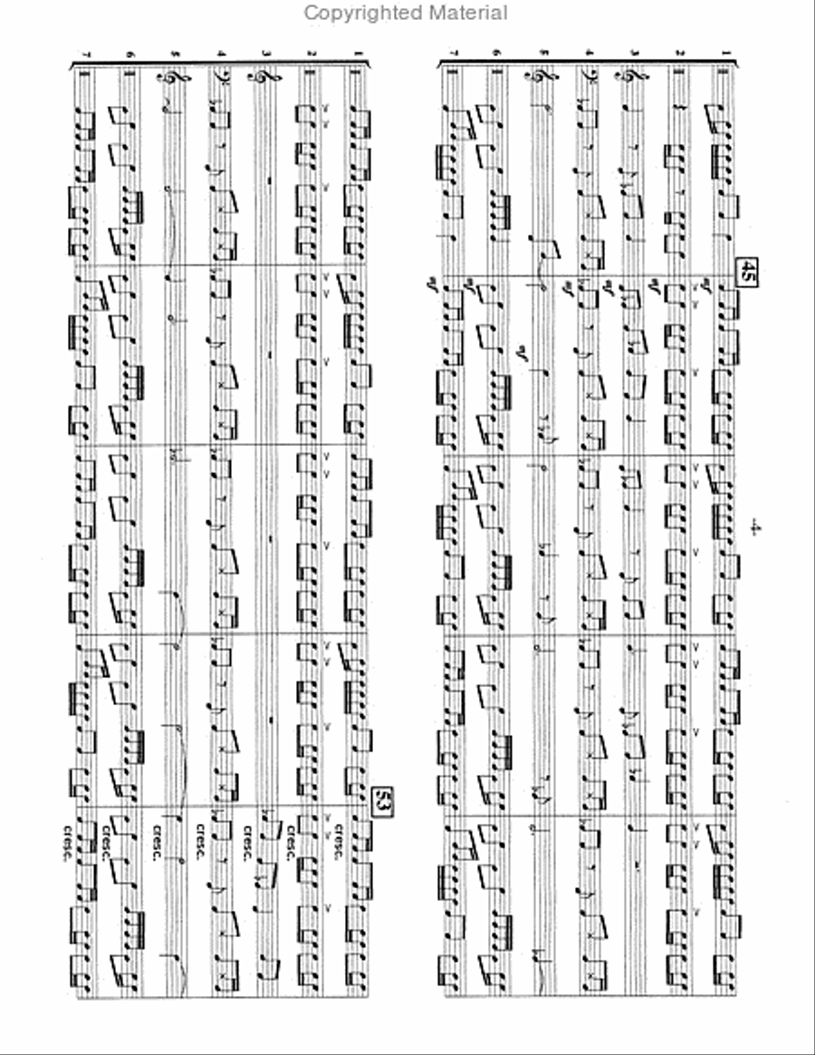 Taqsim Taqsim Percussion Ensemble scores gallery preview page 5