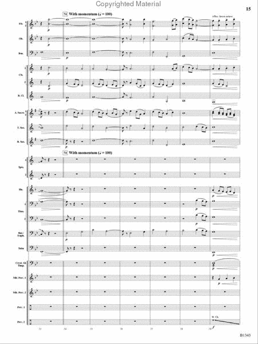 Epiphany Concert Band scores gallery preview page 13