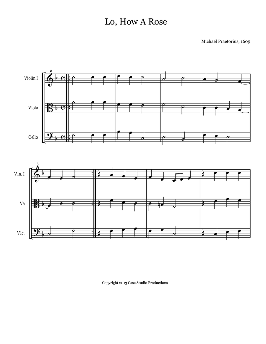 Christmas Trios I - violin, viola, cello String Trio scores gallery preview page 6