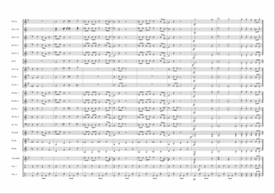 Crazy Little Thing Called Love Brass Band scores gallery preview page 11
