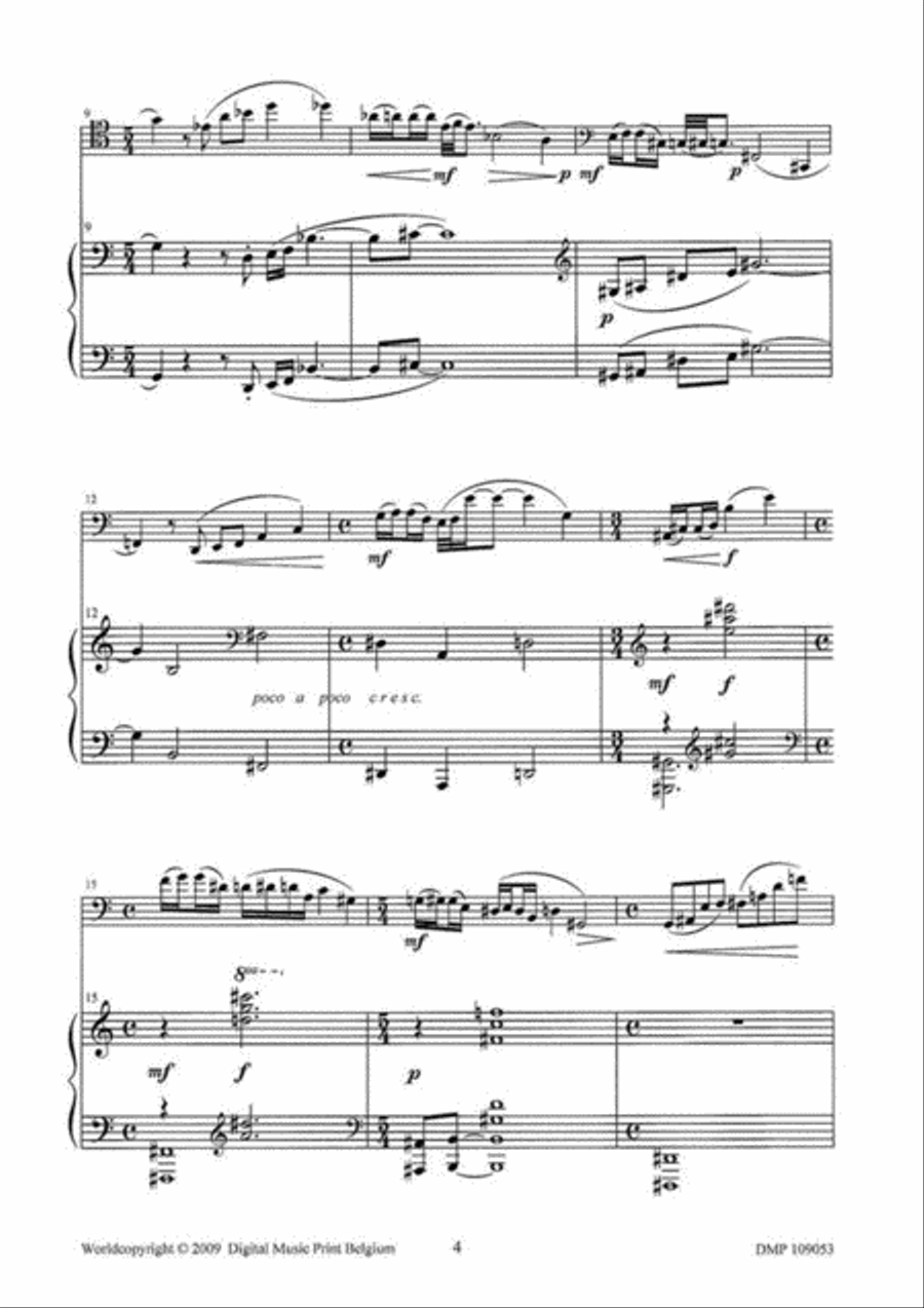 Elégie Piano Accompaniment scores gallery preview page 3