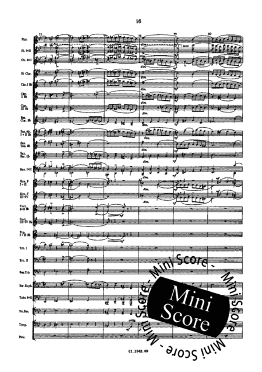 Fantasia and Fugue Fantasia and Fugue Concert Band scores gallery preview page 26