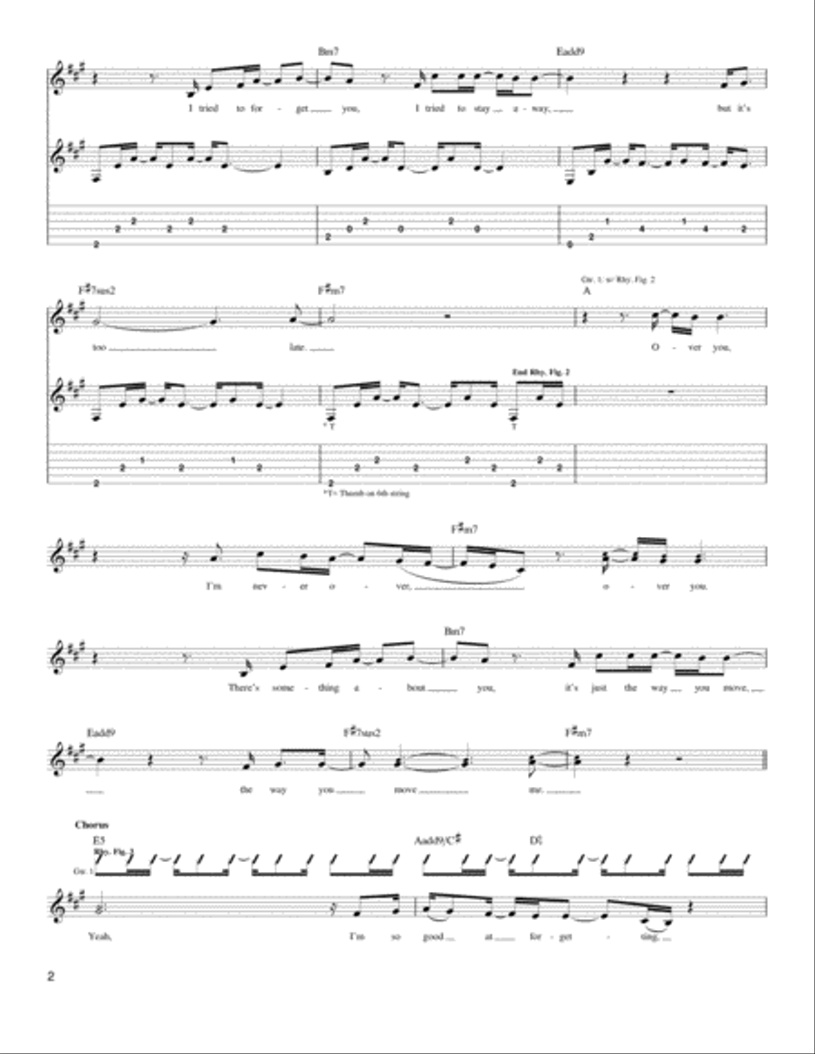 Back To You Acoustic Guitar scores gallery preview page 2