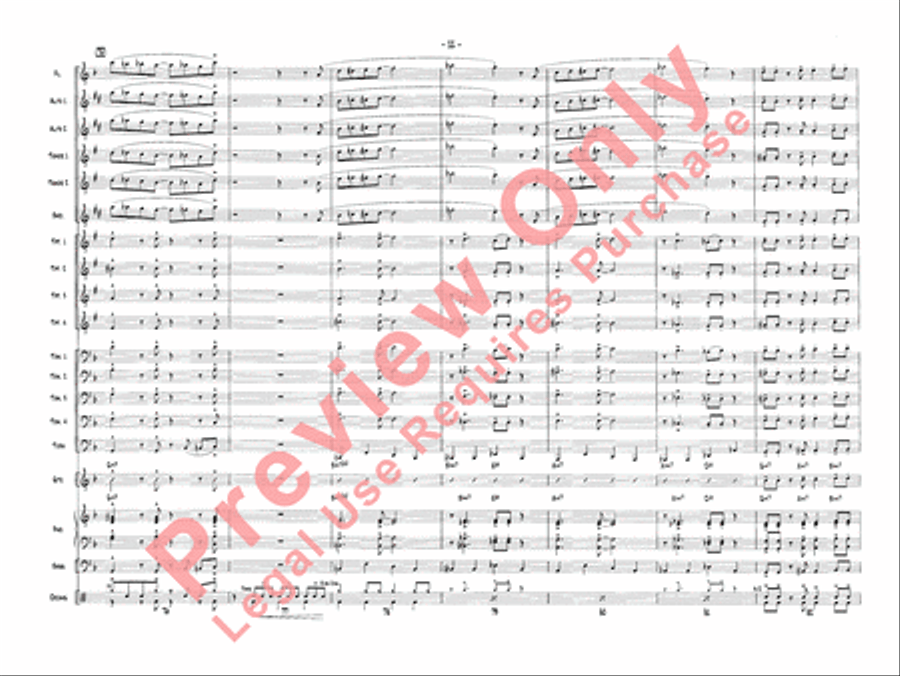 The Days of Wine and Roses Jazz Ensemble scores gallery preview page 14