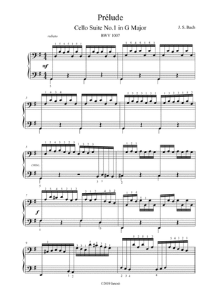 Prélude Cello Suite No.1
