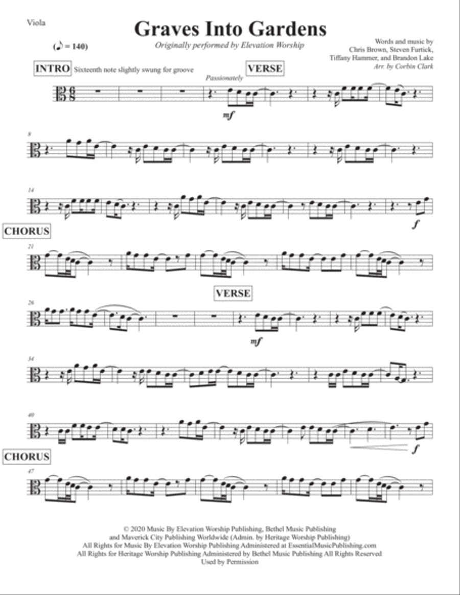 Graves Into Gardens Viola scores gallery preview page 2
