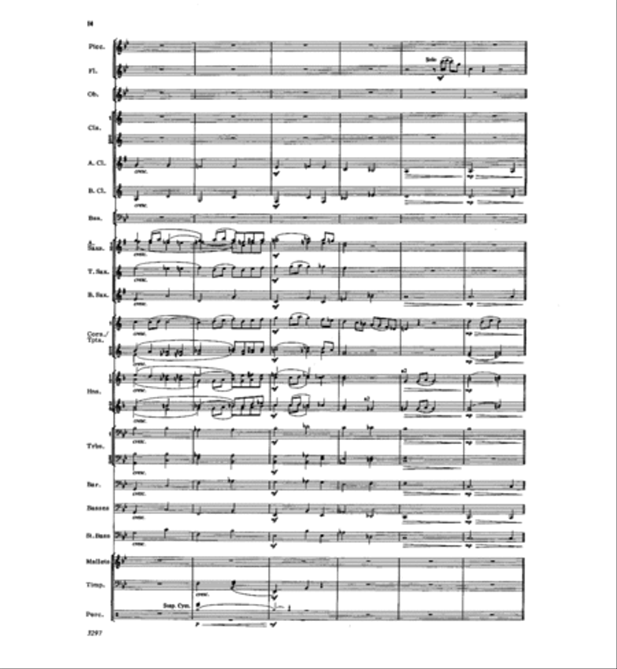 Fanfare and Fantasy Fanfare and Fantasy Concert Band scores gallery preview page 13