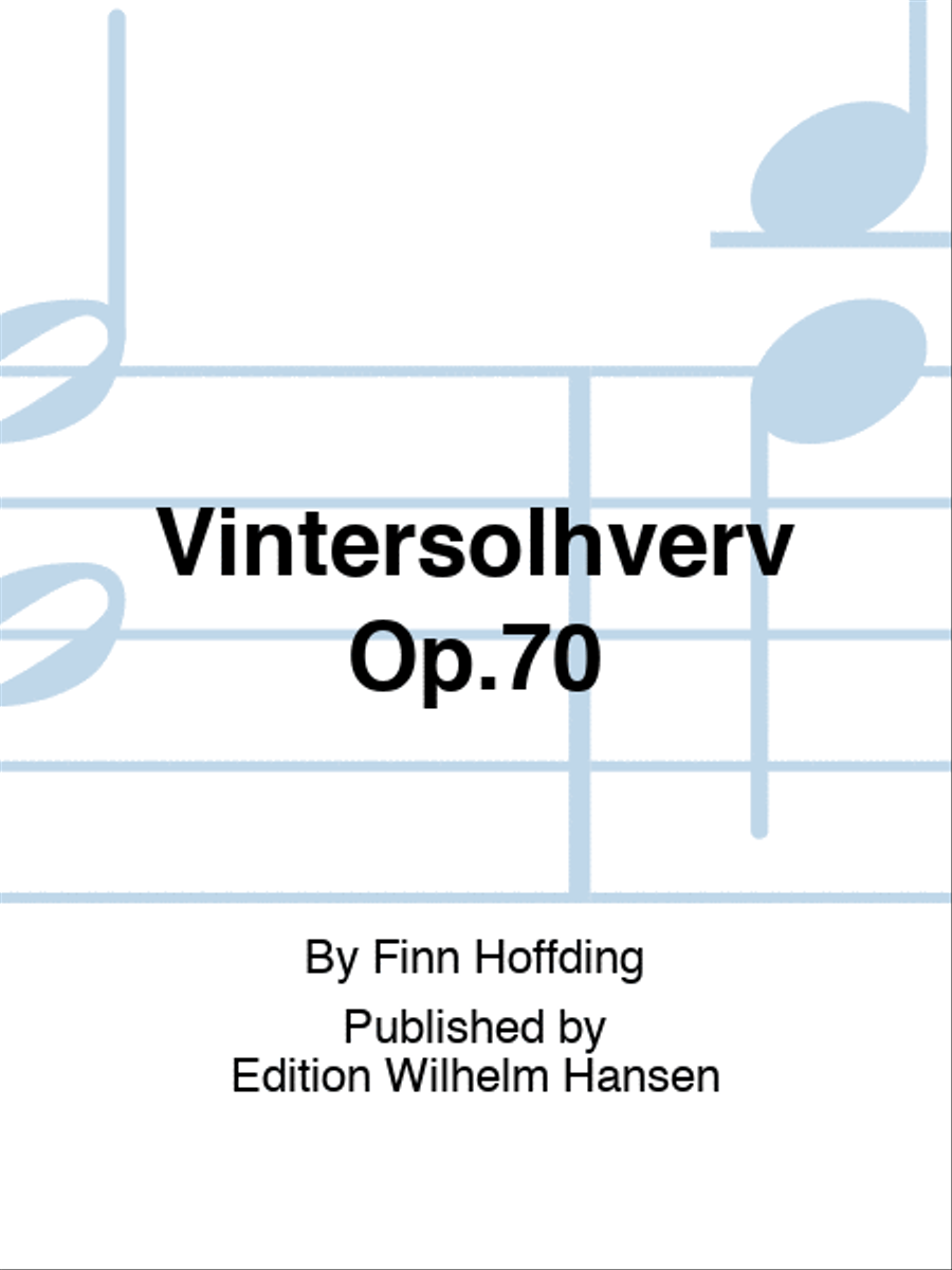 Vintersolhverv Op.70 Choir scores gallery preview page 1