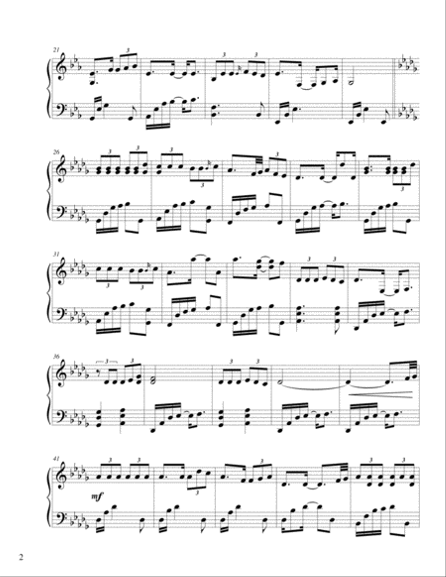 SOBRE EL CABO DE MAR Piano Solo scores gallery preview page 2