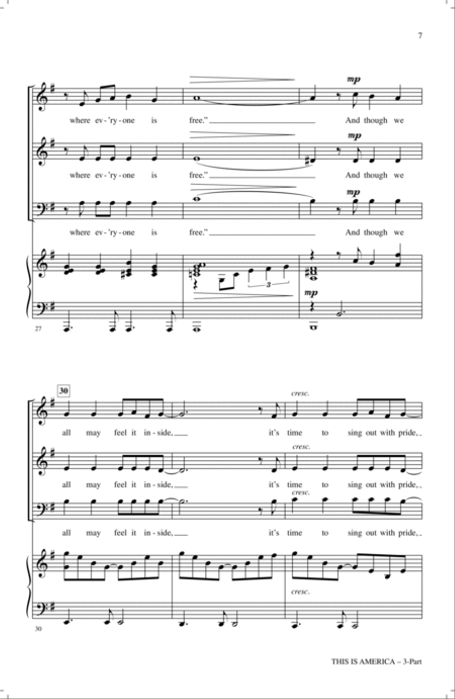This Is America This Is America 3-Part scores gallery preview page 5