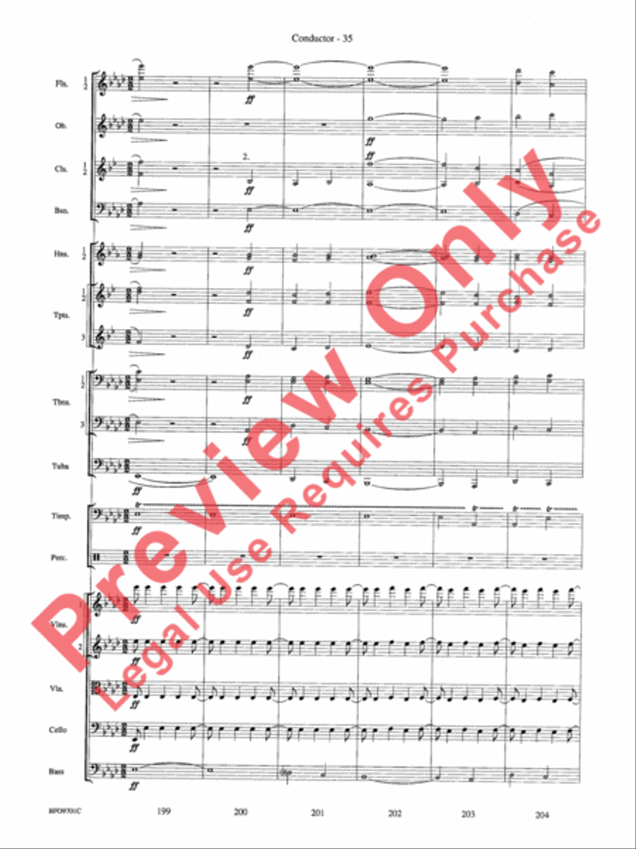 Finlandia Full Orchestra scores gallery preview page 38