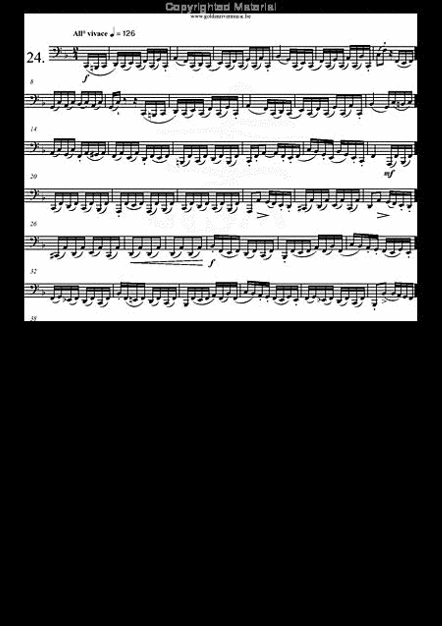 30 Etudes op. 13 Tuba scores gallery preview page 25